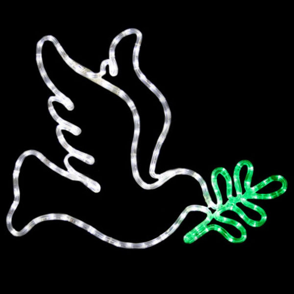 Dove with 5 Leaf Olive Branch | All American Christmas Co