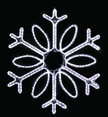 36" Hanging Single Loop Snowflake | All American Christmas Co
