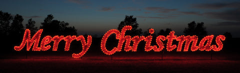Commercial Merry Christmas Sign | All American Christmas Co