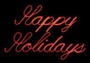 Happy Holidays Script Sign | All American Christmas Co