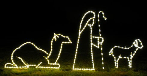 Small Lamb, Shepard and Camel Set | All American Christmas Co