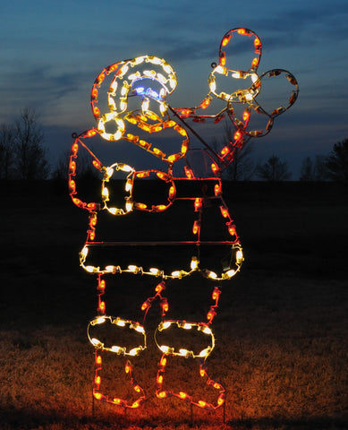 Premier Santa &amp; Reindeer Light Displays