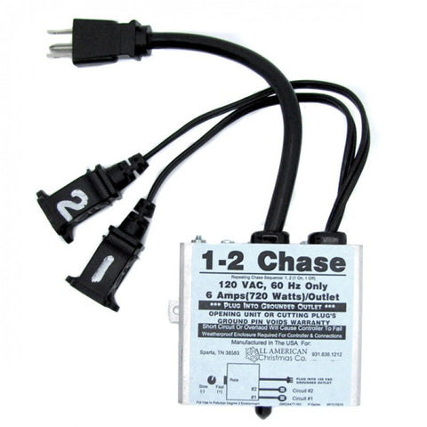 2 Circuit Chasing Controller - 6 Amp | All American Christmas Co
