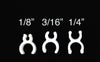 3/16" Mini Light Sculpture Clips - 5000 Pack - Black | All American Christmas Co