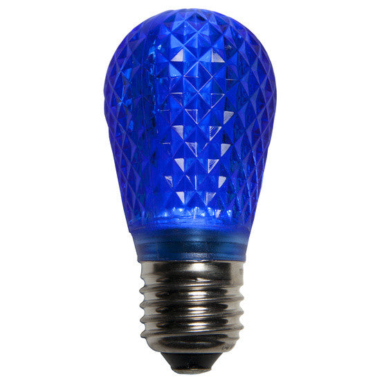 T50 LED Patio Lights - E-26 - Blue - 10 Pack | All American Christmas Co