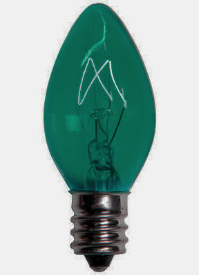 C7 Christmas Lights - Teal Green - 25 Pack | All American Christmas Co