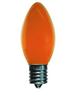 C9 Opaque Lights - Orange - 25 Pack | All American Christmas Co