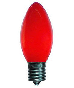 C9 Opaque Lights - Red - 25 Pack | All American Christmas Co