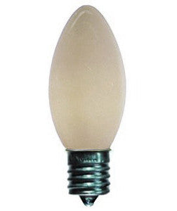 C9 Opaque Lights - White - 25 Pack | All American Christmas Co