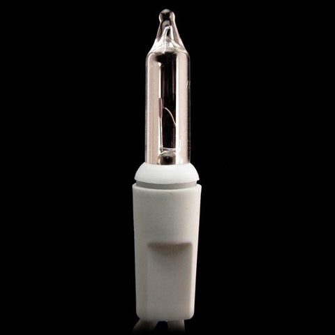 10 Count Craft Christmas Lights - Clear Bulbs - White Wire | All American Christmas Co
