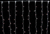 Commercial Curtain Lights - Clear Bulbs - White Wire | All American Christmas Co