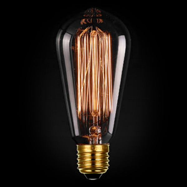 Edison Style (ST64) Patio Lights - E-26 - Clear - 12 Pack | All American Christmas Co