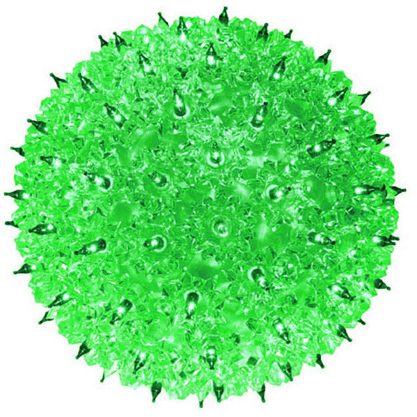 10" Green Starlight Sphere | All American Christmas Co