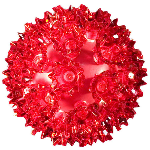 LED Starlight Sphere - 6 Inch - 50 Count - Red | All American Christmas Co