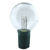 G50 LED Patio Lights - Glass Bulb - E-17 - Warm White - Box of 25 | All American Christmas Co