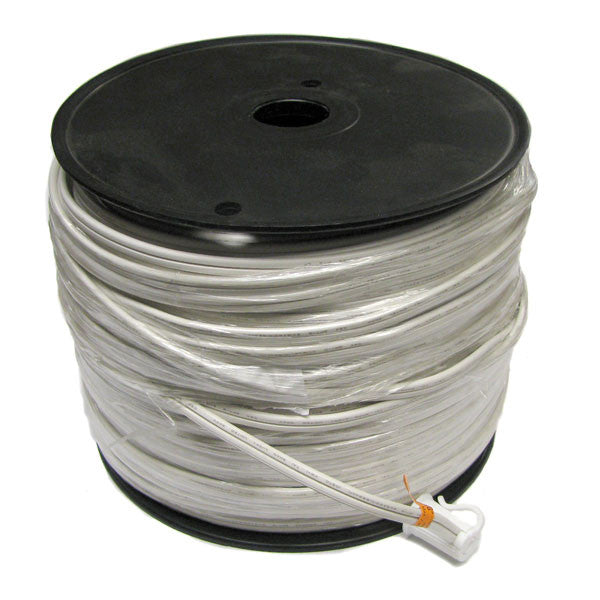 500' Bulk Wire Spool - White Wire - SPT-2 | All American Christmas Co