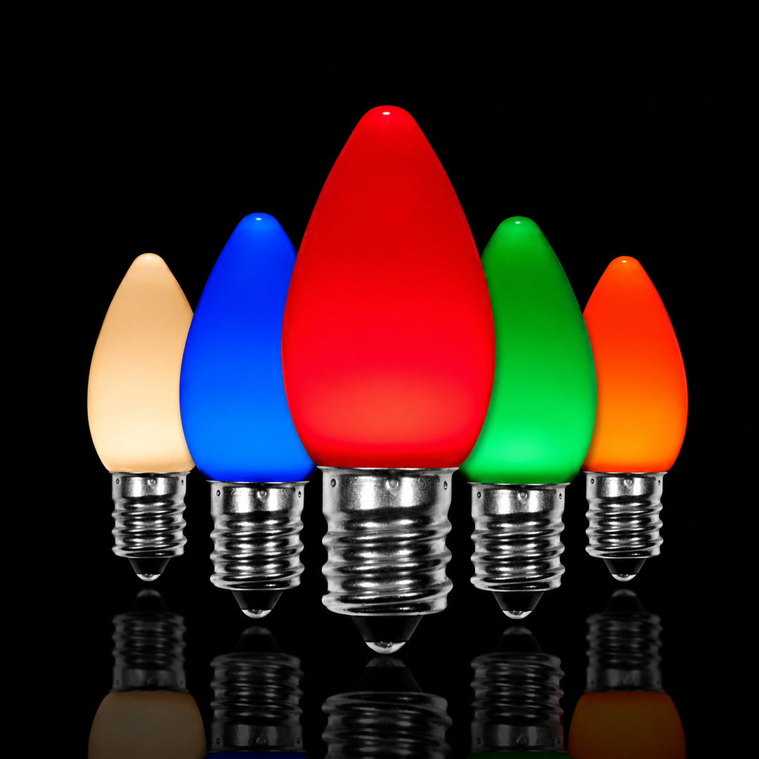 C7 LED Opaque Bulbs