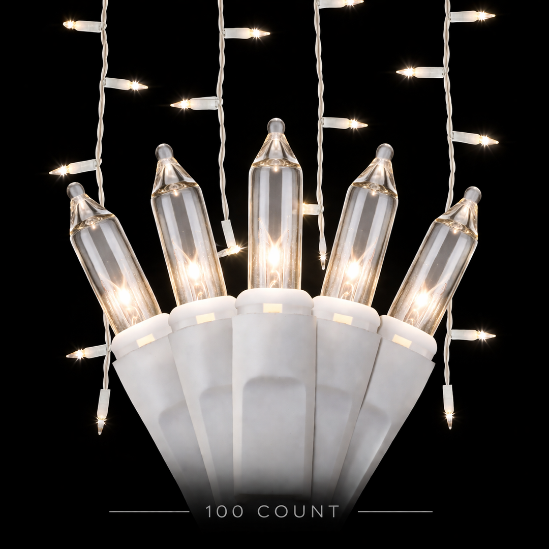 100 Count Icicle Lights