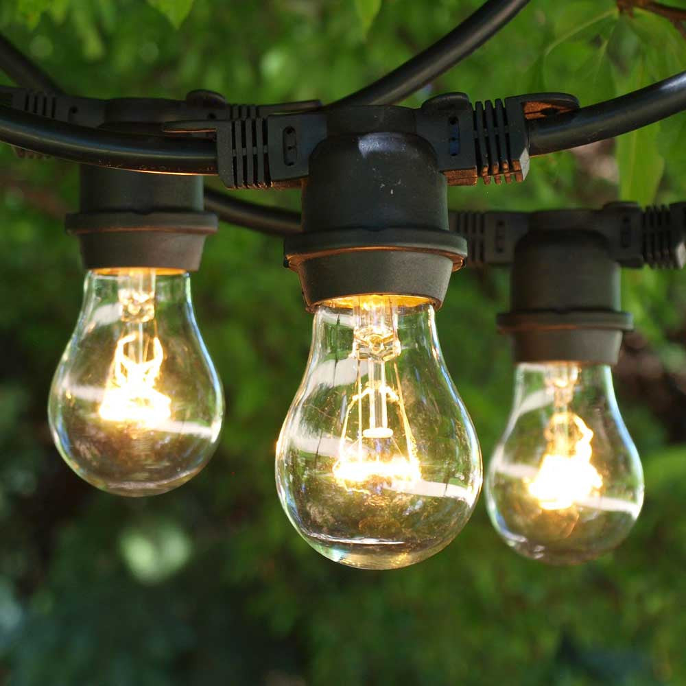 Medium Base Patio Lights