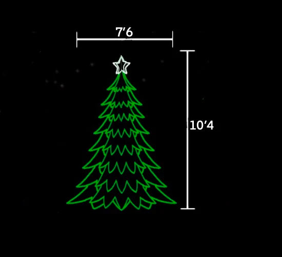 3D Christmas Tree - All American Christmas Co