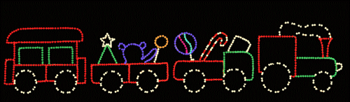4 Car Train - All American Christmas Co