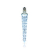 LED Falling Icicle Bulb - E-12 - 5 Inch - Pure White (Cool White)