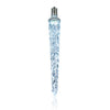 LED Falling Icicle Bulb - E-12 - 7 Inch - Pure White (Cool White)