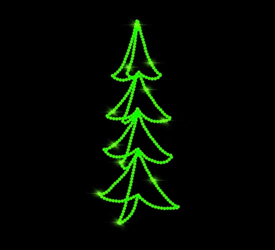 3D 8' Christmas Tree