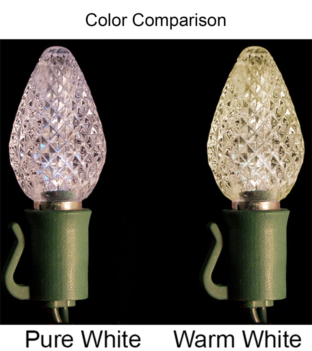 C7 LED Light Set - 25 count - Warm White