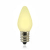 Opaque C7 LED Bulbs - Warm White - 25 Pack