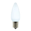 Opaque C9 LED Bulbs - Pure White (Cool White) - 25 Pack