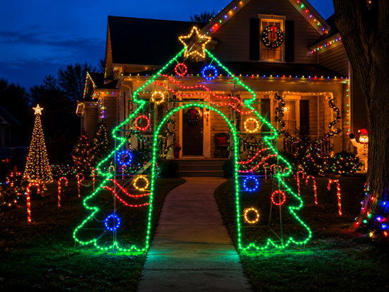 Christmas Tree Walkway Arch