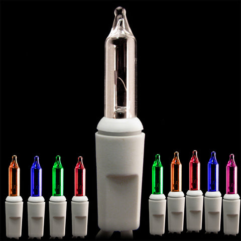 10 Count Craft Christmas Lights - White Wire