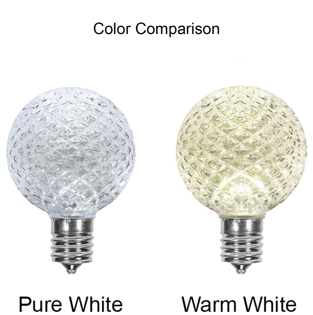 G50 LED Patio Lights - E-26 - Warm White - 10 Pack