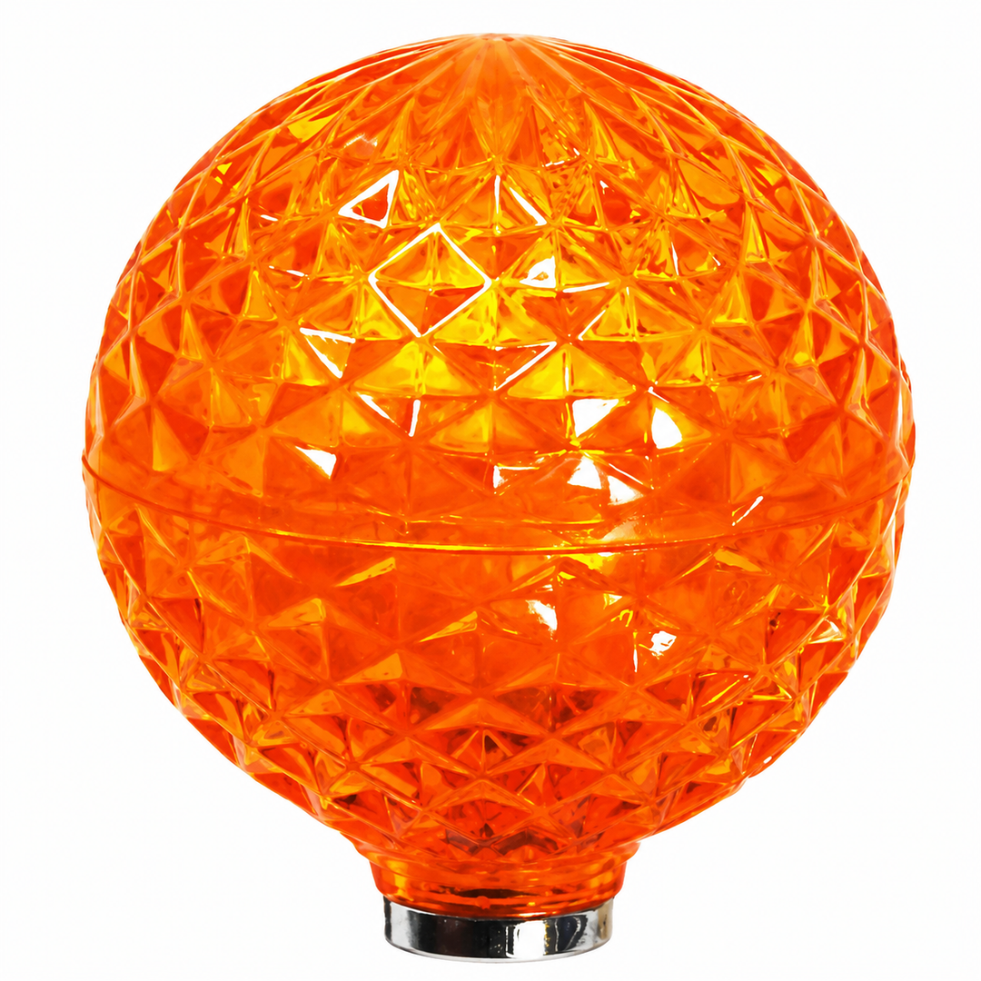 G50 LED Patio Lights - E-17 - Orange - 10 Pack