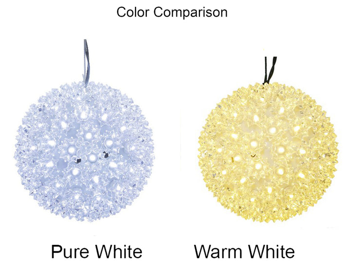 LED Starlight Sphere - 10 Inch - 150 Count - Warm White