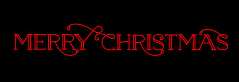 Large Merry Christmas Sign