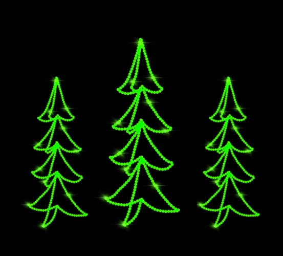 3D Christmas Tree Set