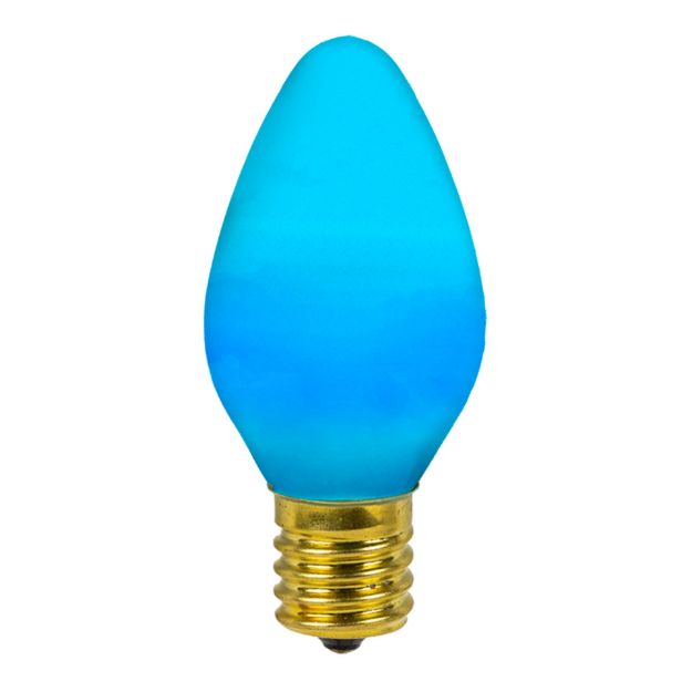 C7 Opaque Lights - Blue - 25 Pack - All American Christmas Co