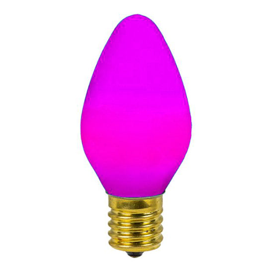 C7 Opaque Lights - Pink - 25 Pack - All American Christmas Co