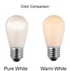 T50 Opaque LED Patio Lights - E-26 - White - 25 Pack