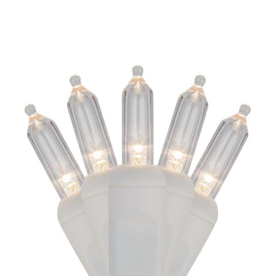 Smooth T5 LED Mini Lights - 50 count - 6" - Warm White