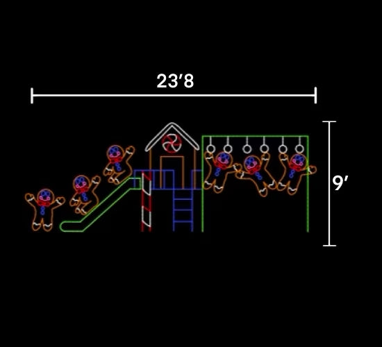 Gingerbread Jungle Gym