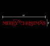 Large Merry Christmas Sign