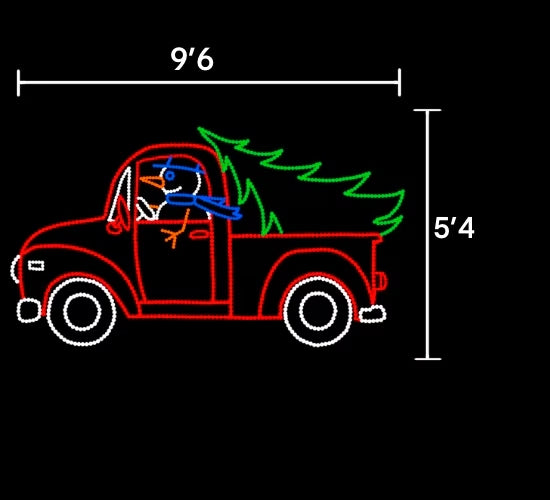 Vintage Christmas Truck - All American Christmas Co