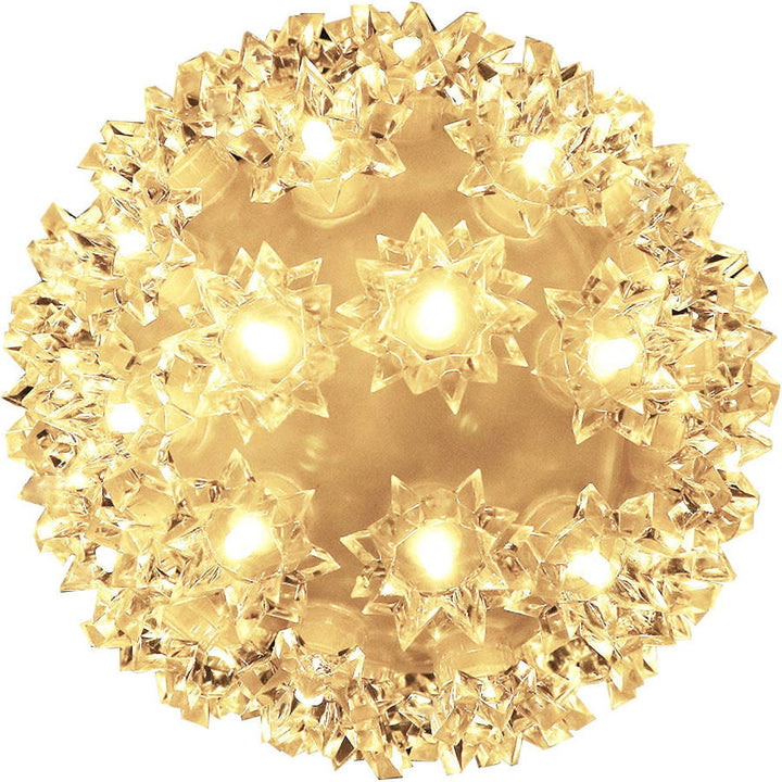 LED Starlight Sphere - 6 Inch - 50 Count - Warm White