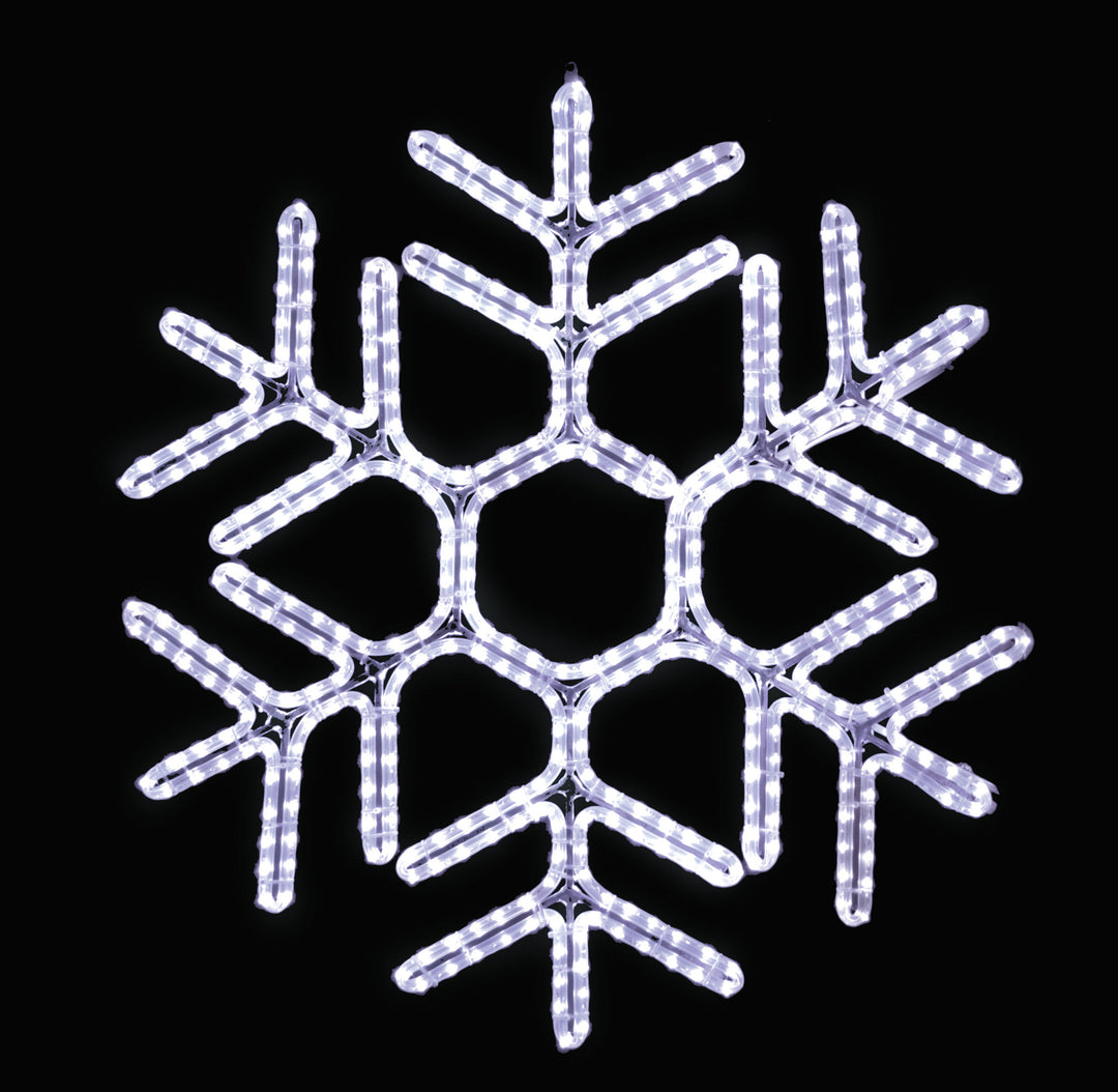36" Hanging Hexagon Snowflake | All American Christmas Co