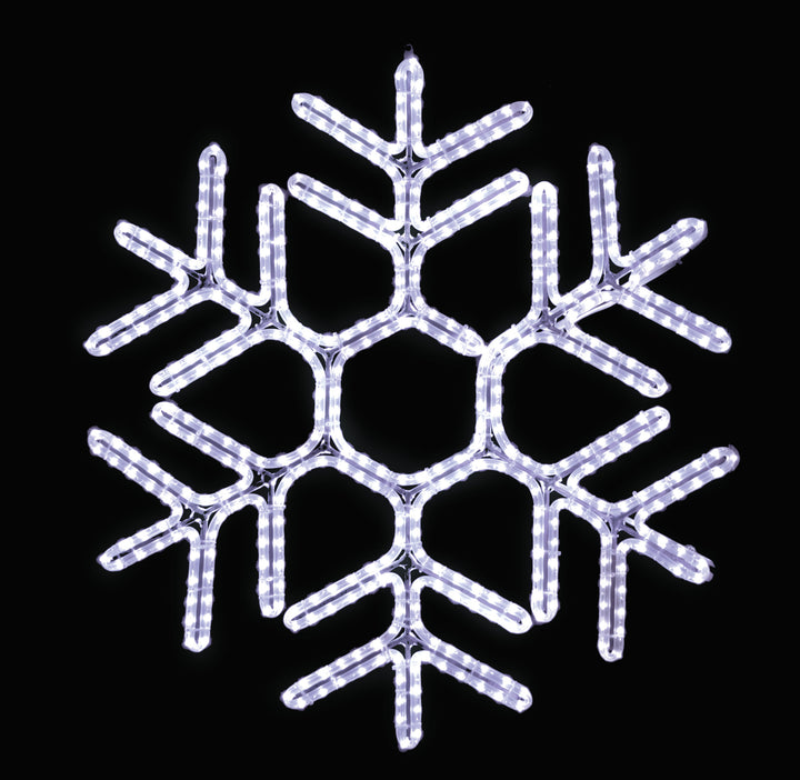 36" Hanging Hexagon Snowflake | All American Christmas Co