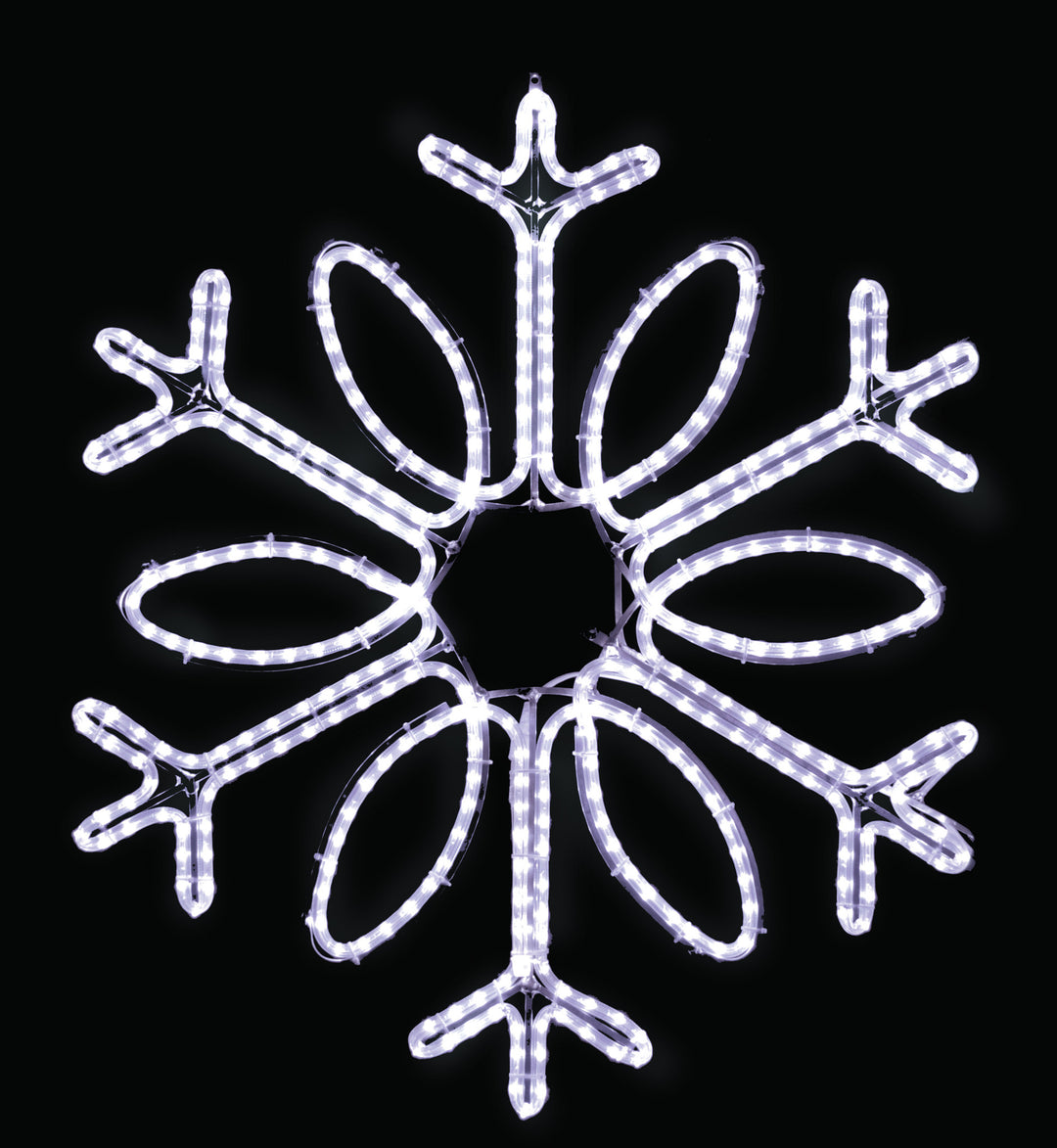 36" Hanging Single Loop Snowflake | All American Christmas Co