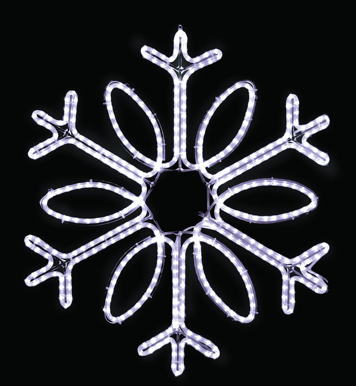 36" Hanging Single Loop Snowflake | All American Christmas Co